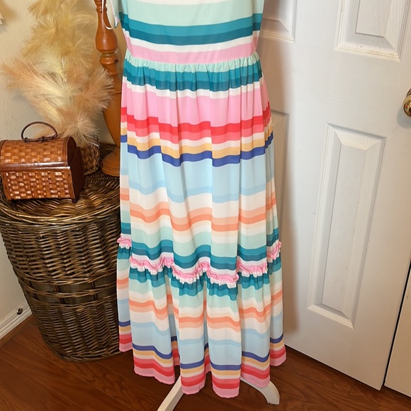 Flying Tomato Multi Colored Dress / Size Large - Picture 3 of 9